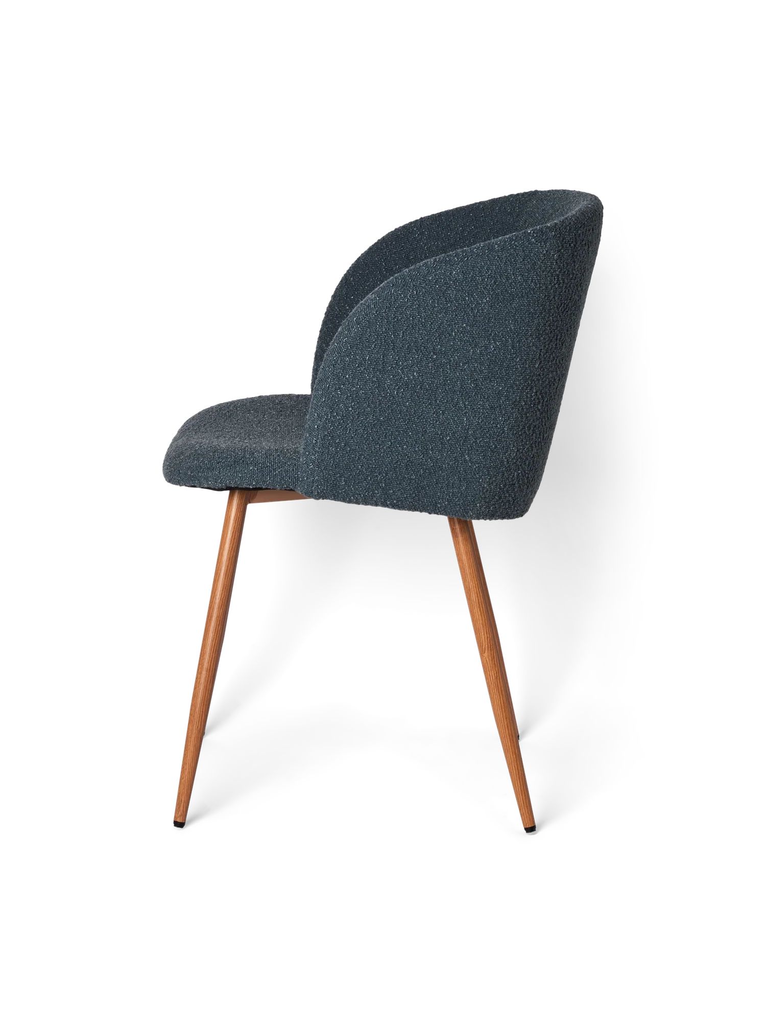 Stóll með bouclé áklæði - Image 10