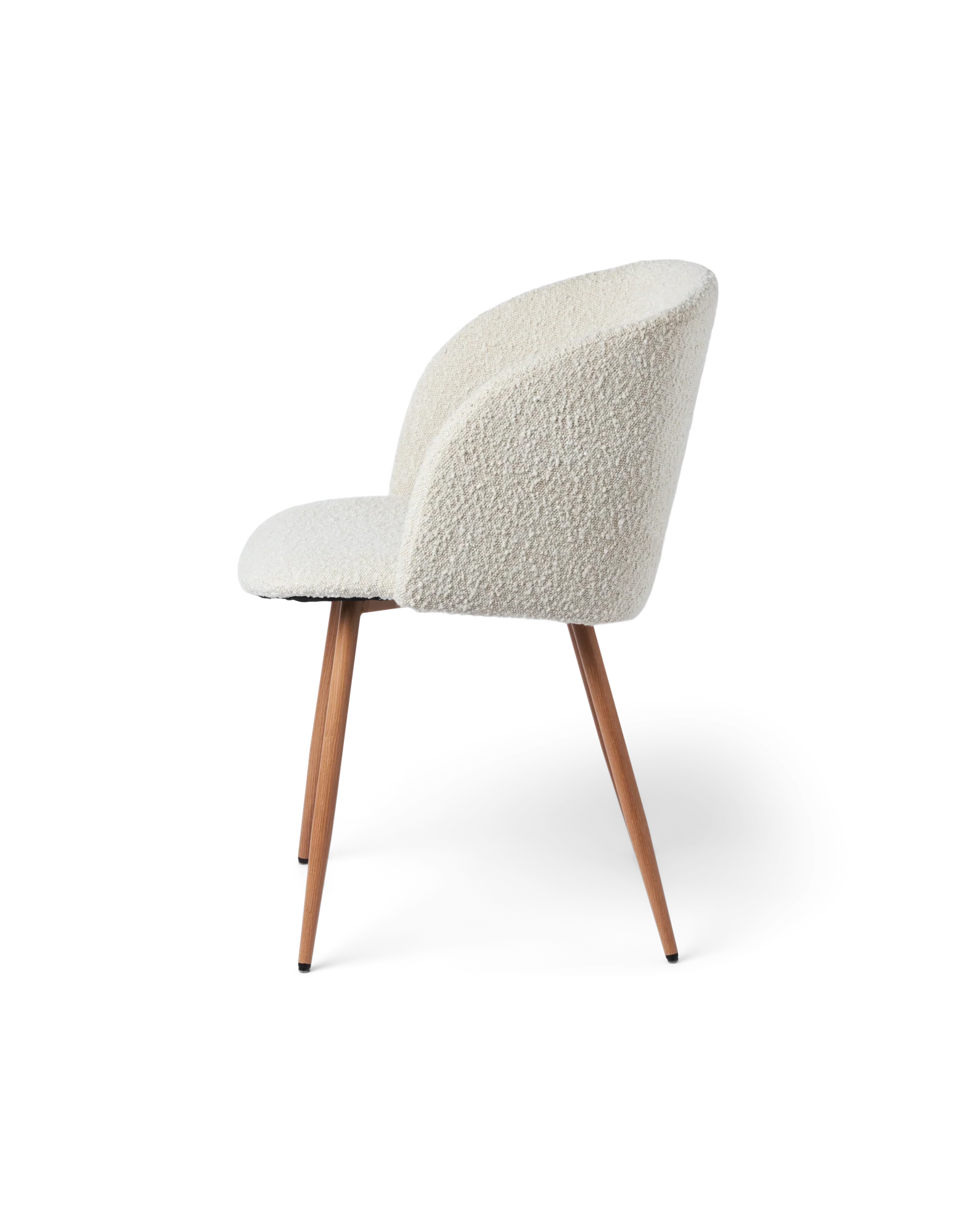 Stóll með bouclé áklæði - Image 3
