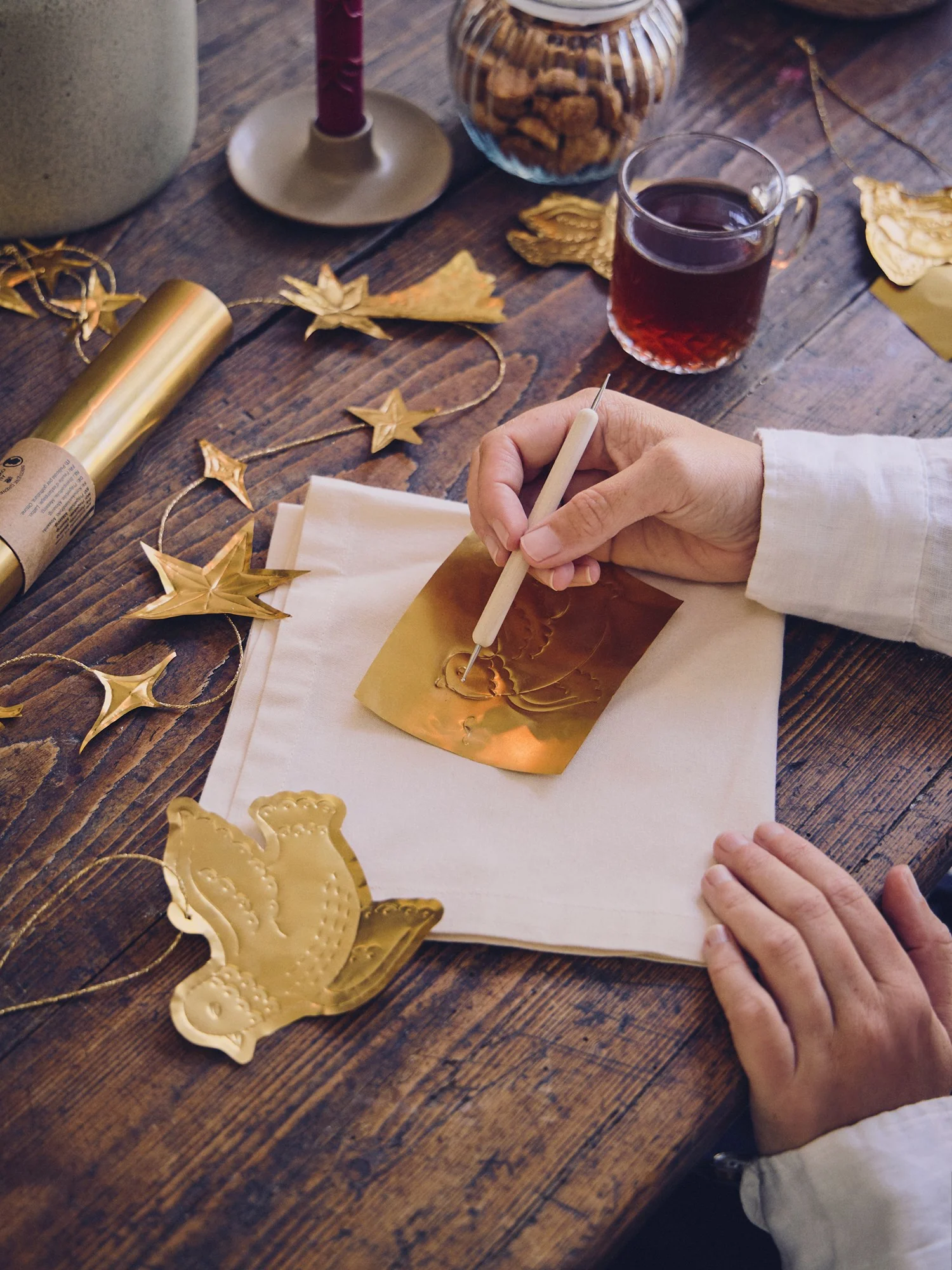Brass embossing foil - Image 2