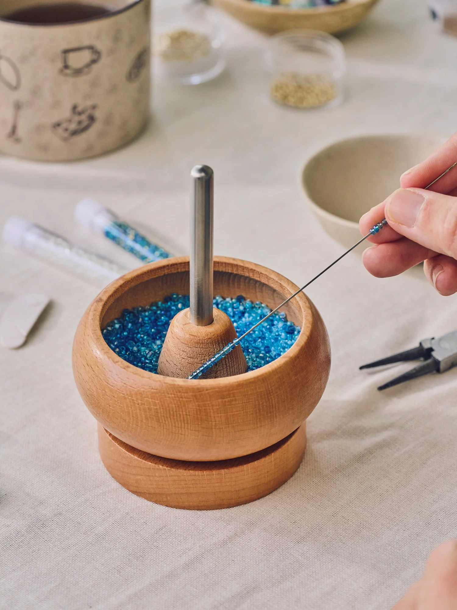 Bead spinner with needles - Image 3