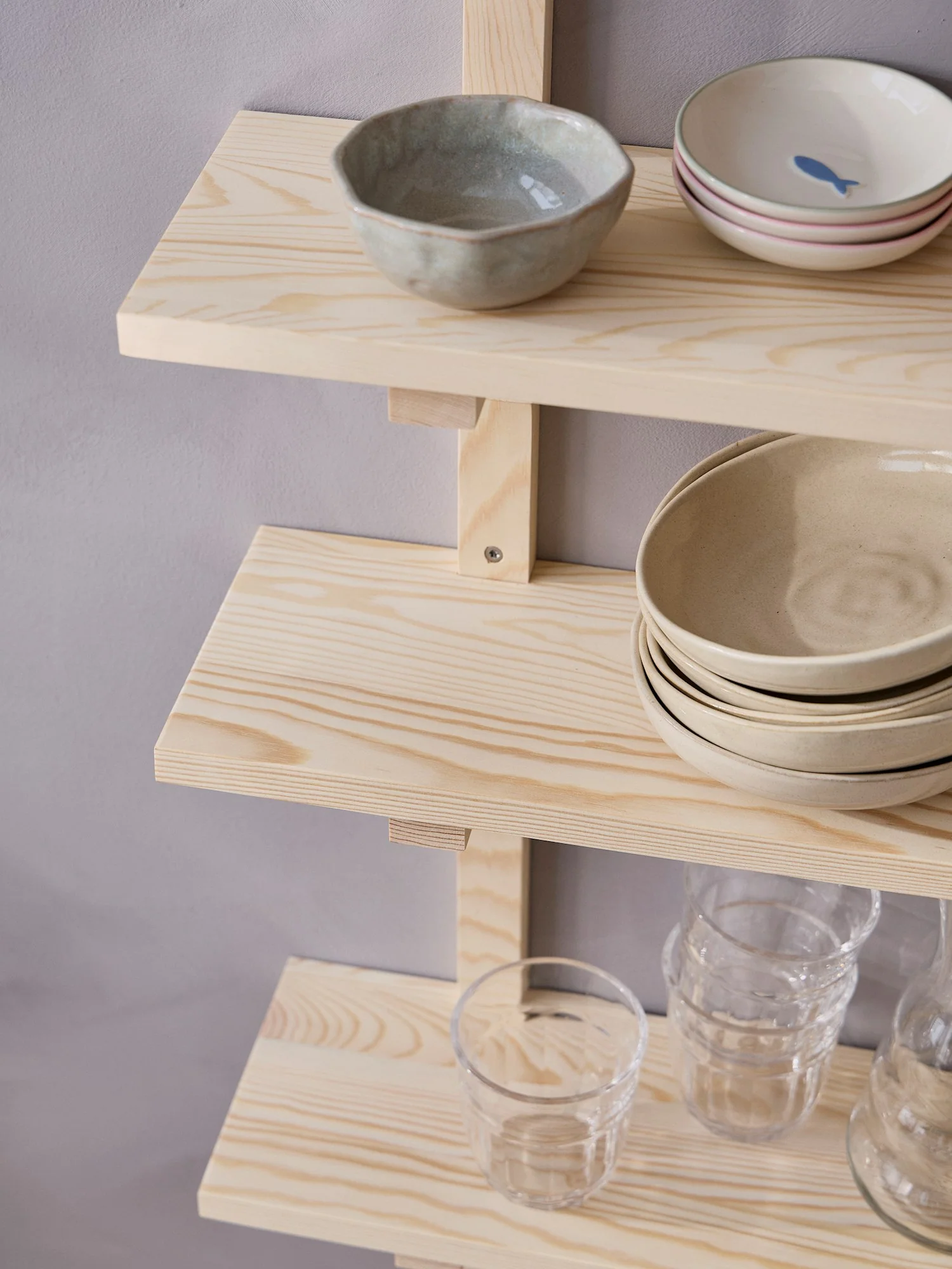 Pine wall shelf - Image 3