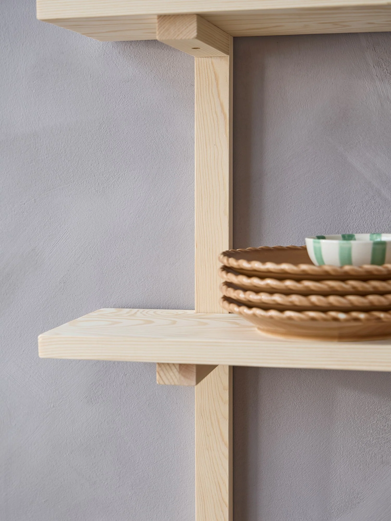 Pine wall shelf - Image 4