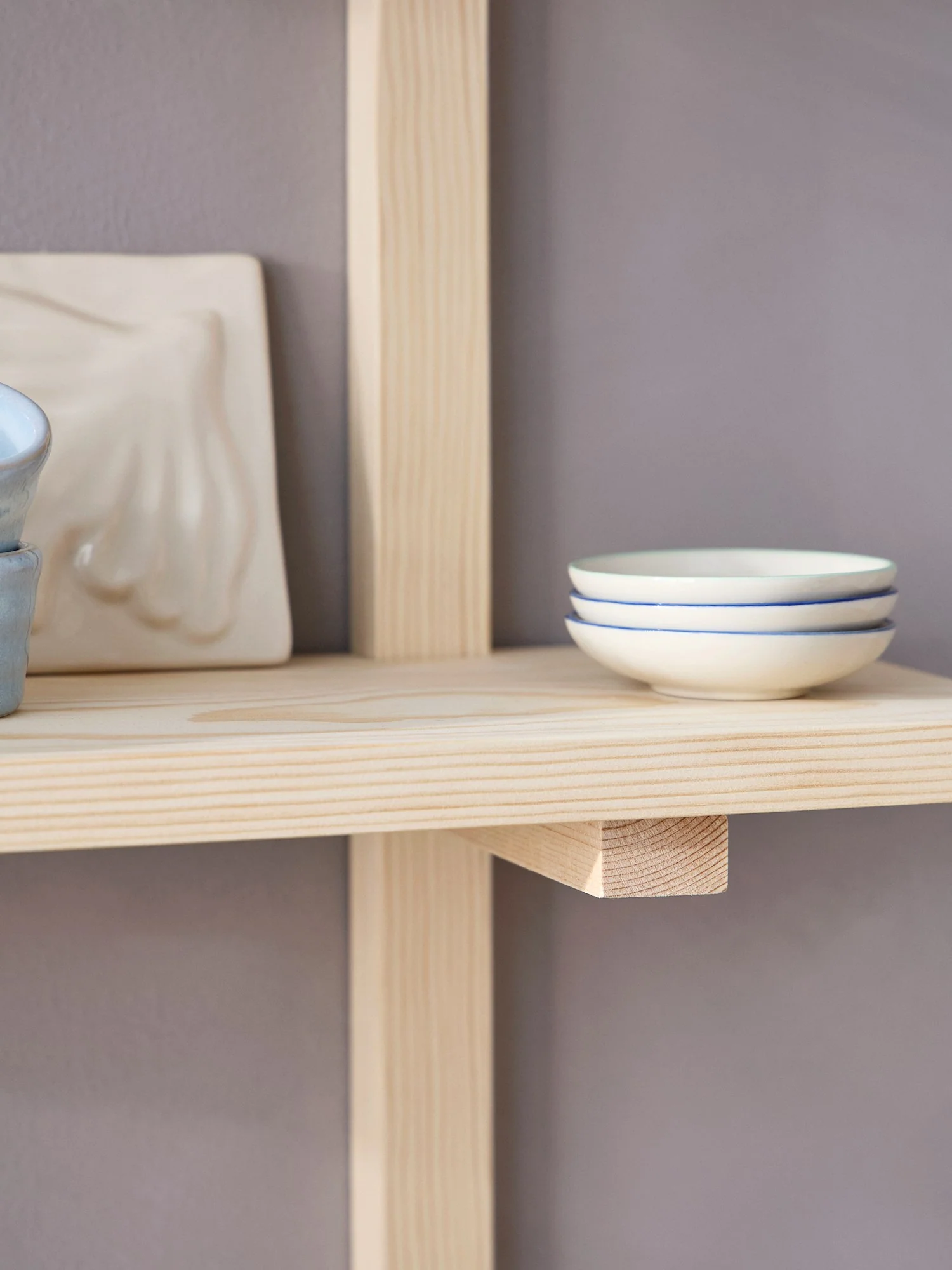 Pine wall shelf - Image 5
