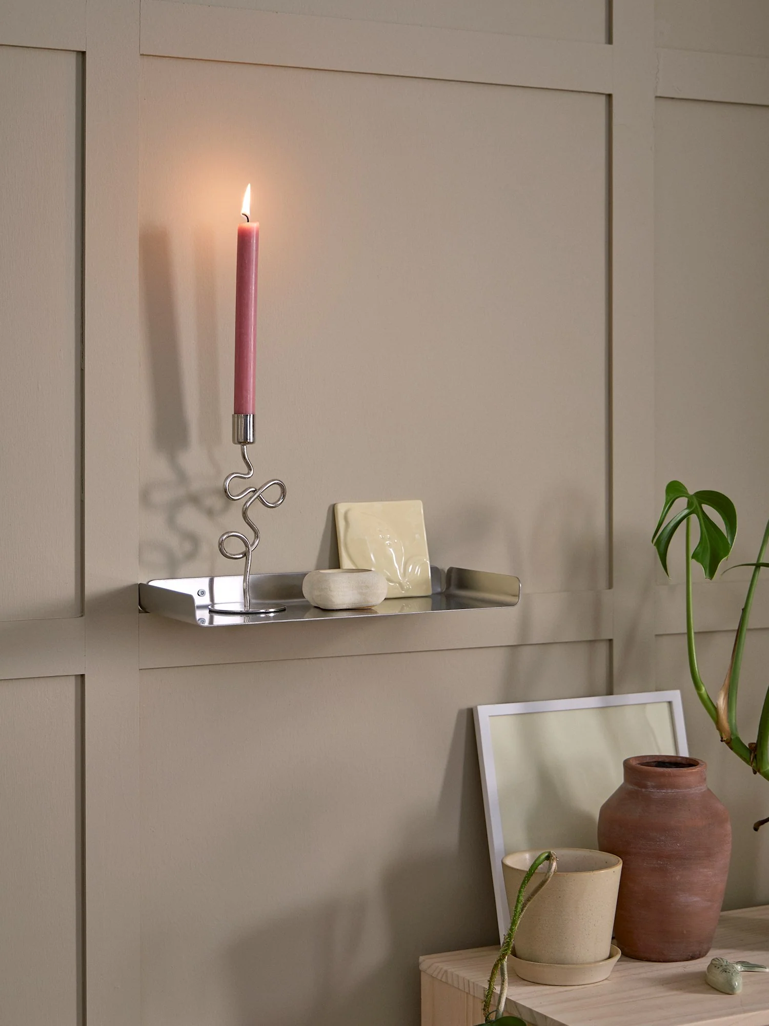 Stainless steel wall shelf - Image 2