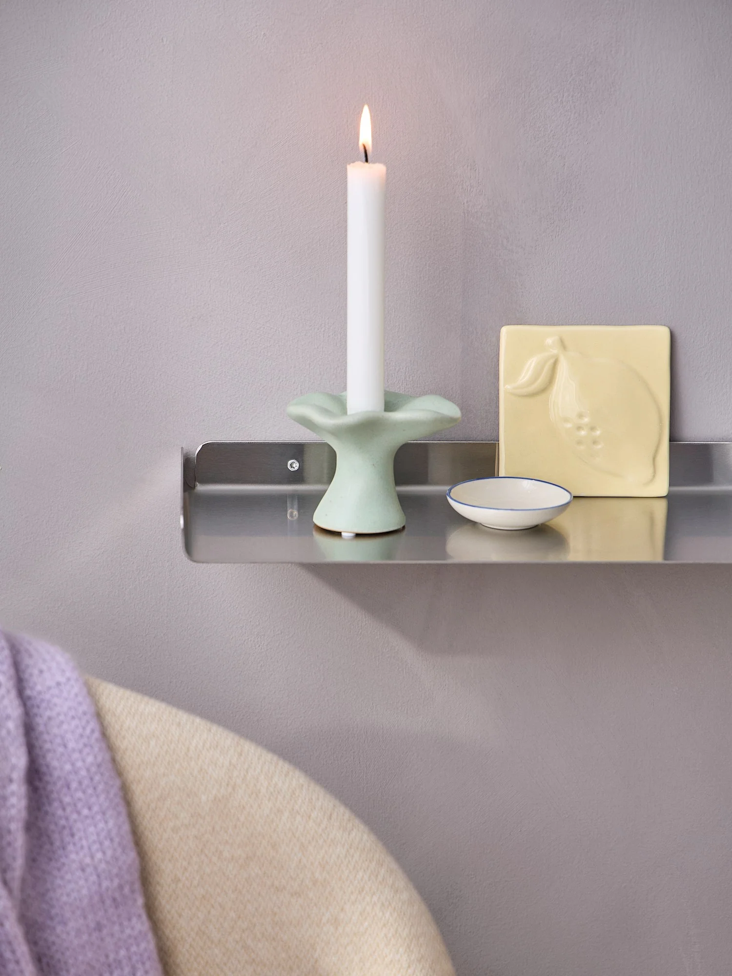 Stainless steel wall shelf - Image 5