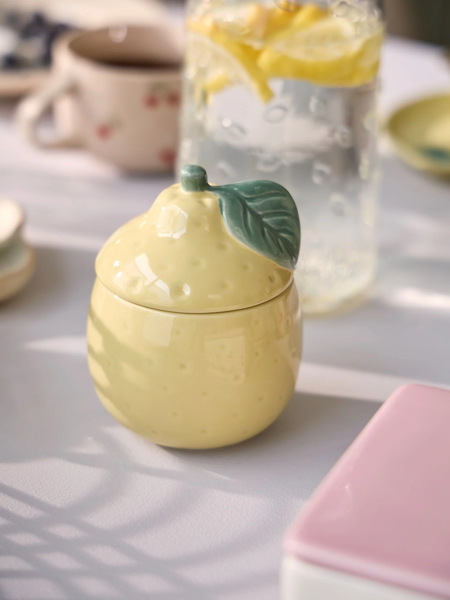 Lemon jar with lid - Image 2
