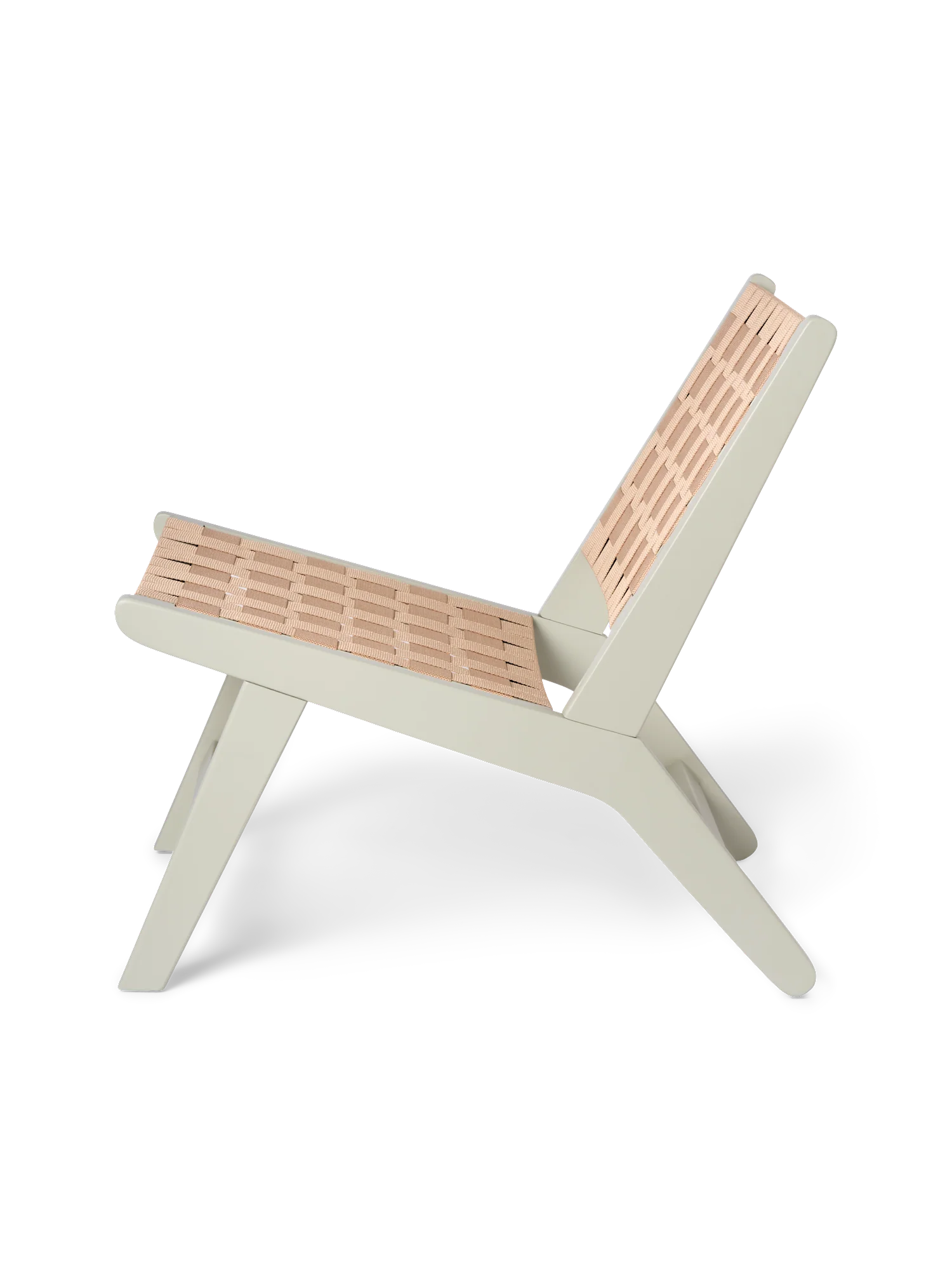 Lounge chair with fabric webbing - Image 2