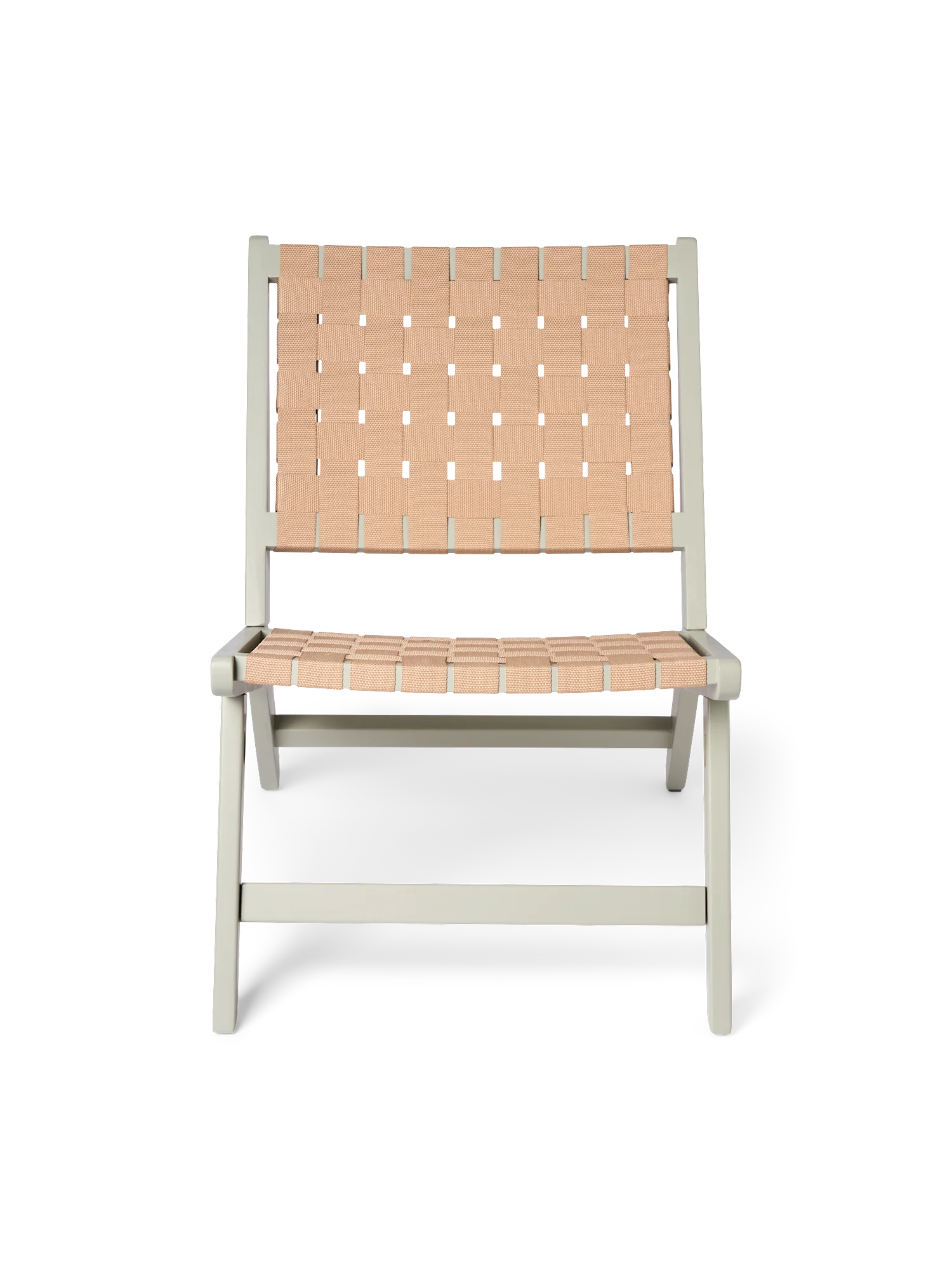 Lounge chair with fabric webbing - Image 3