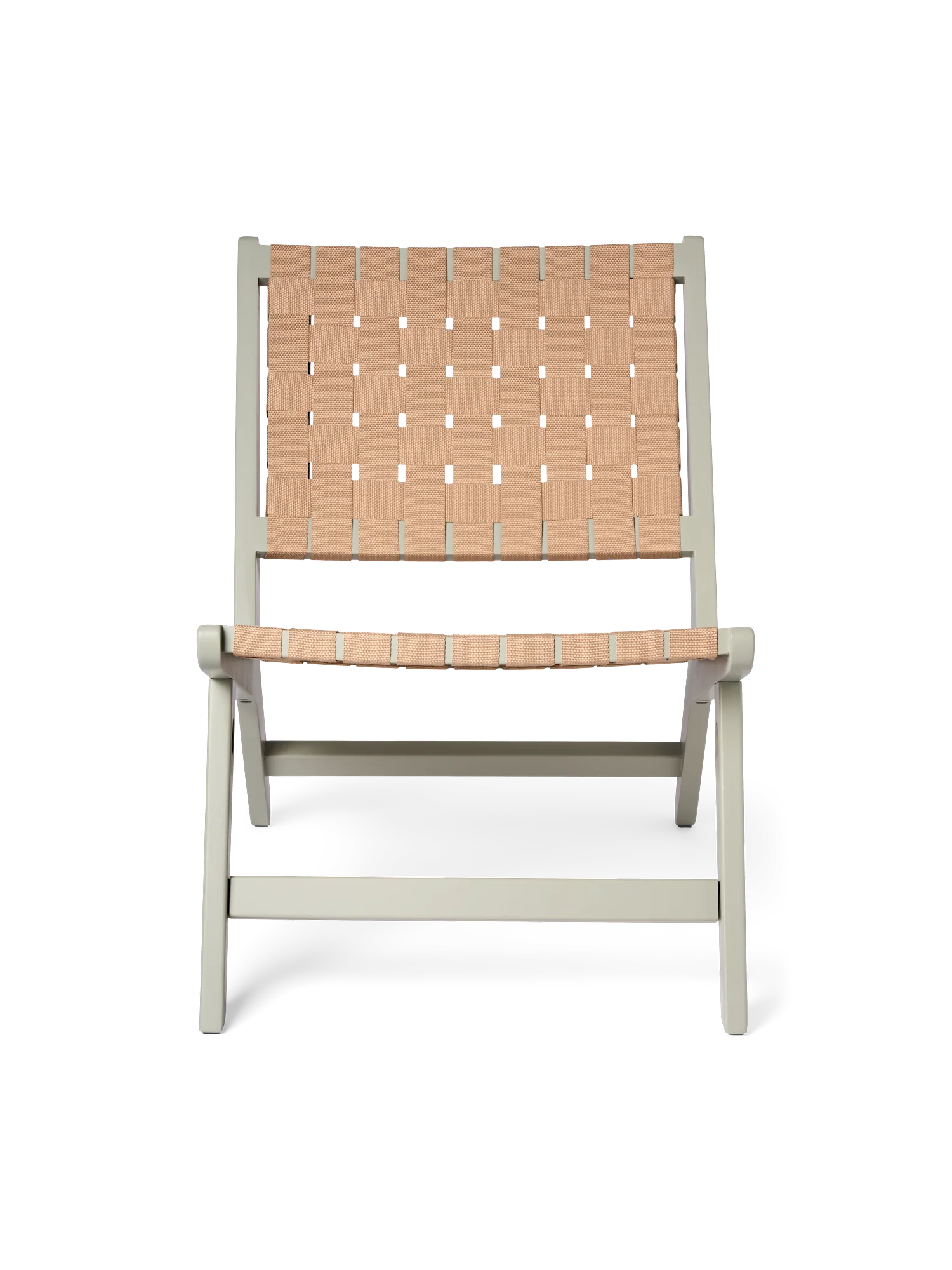 Lounge chair with fabric webbing - Image 4